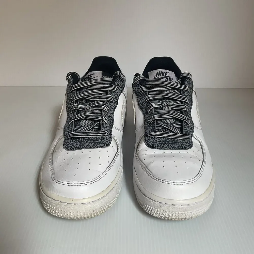 Nike Air Force 1 Low White Black Pebble Leather GS 5.5Y Women’s 7 AF1